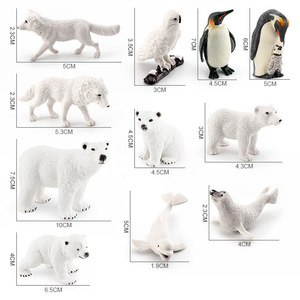 Set di Modelli di Animali Polari Xinhen per Simulazione Transfrontaliera: orso, pinguino, volpe bianca, foca, <span class=keywords><strong>lupo</strong></span> artico, gufo bianco, decorativo - Product Image 4