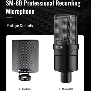 Micrófono de Grabación Profesional TAKSTAR SM-8B (2ª Gen) Micrófono de Condensador XLR para Estudio Podcast Streaming Youtube - Product Image 5