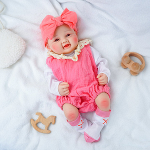 Real suave puro silicona dulce niña recién nacida muñeca bebé Reborn silicona sólida para compañía diaria - Product Image 5