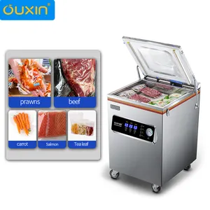 OX-máquina de empacotamento a vácuo 540 comercial para a máquina de embalagem a vácuo fatiada da salsicha da carne operação simples