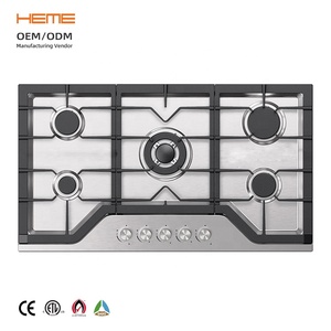 Chinese High Quality Gas Cooktop Supplier 36 Inch 304 Stainless Steel <b>Stove</b> With 5 Burner Cocina a Gas - Product Image 1