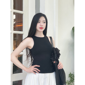 Elástico Slim Fit Racerback Yoga Deporte Entrenamiento Tops Ajustado Stretch Gym Singlet Mujeres Tank Top Ropa de verano - Product Image 2