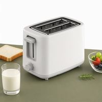 Grille-pain compact automatique 700W OEM, directement de l'usine, avec minuteur, pour le petit-déjeuner et les sandwichs à la maison