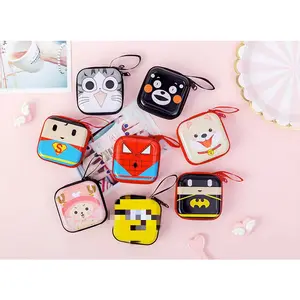 2021 New Arrival Cute Kids Purse Christmas Small Wallets Waterproof Round Coin Purse With Zipper - Buy Round Purses Handbag Coin