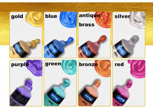 Bview Art Grand 75ml <span class=keywords><strong>Tube</strong></span> 8 Métallique <span class=keywords><strong>Acrylique</strong></span> <span class=keywords><strong>Peinture</strong></span> pour la <span class=keywords><strong>Peinture</strong></span> - Product Image 6