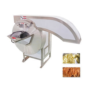 Machine de découpe commerciale de légumes et de fruits, pour pommes de terre, gingembre, oignon vert, coupe-légumes et trancheuse - Product Image 1