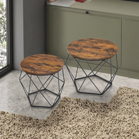 Moderner Vintage Industries til Metall Couch tisch Geometrischer Salon Wohnzimmer Esszimmer Bar Größe Combo Möbel Traditionell