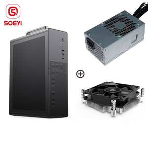 Boîtier d'ordinateur compact Soeyi avec logo personnalisé, format <span class=keywords><strong>Slim</strong></span> Matx Itx, tour moyenne <span class=keywords><strong>Micro</strong></span> <span class=keywords><strong>Atx</strong></span>, avec alimentation Tfx et refroidisseur CPU - Product Image 1