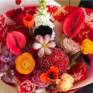 Papel de Envolver Flores Impermeable y Grueso LUCIA, 40x55cm, 100g de Grosor, Reciclable, Color Personalizable, Material de Embalaje para Ramos - Product Image 2