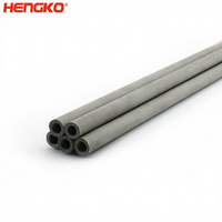 Tube de refoulement en métal poreux fritté HENGKO pour équipement de distribution de liquides de précision