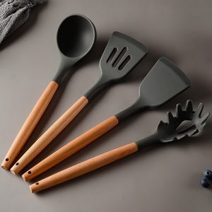 Premium <b>Silicone</b> Kitchen Utensils Cooking <b>Tools</b> Set Heat Resistant Spoons Whisk Turner Non-stick Cooking Utensil for Kitchen - Product Image 4