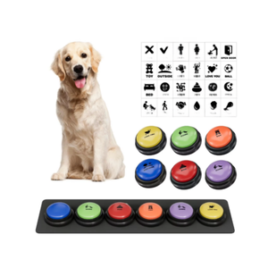 Botones Parlantes para Perros en Varios Colores, Botones Grabables para Entrenamiento Canino, Botones de Comunicación para Perros - Product Image 1