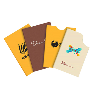Venta al por <span class=keywords><strong>mayor</strong></span> de fábrica Fundas personalizadas para tarjetas VIP Funda personalizada para tarjetas de papel de hotel - Product Image 1