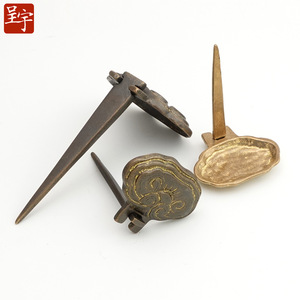 Antique Style Brass Decorative Hook Wall Mounted For <b>Picture</b> <b>Frame</b> Hanging Rust Resistant Polygon Shape - Product Image 3