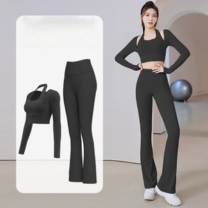 Wholesale Comfortable Gym Running Yoga <strong>Wear</strong> 2 Piece Set Casual Autumn Unstiched Track Suits for Women - Product Image 1