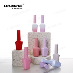 Esmalte de uñas Emty Bottles Contenedores Vacío Uv Nail Gel Polish Botellas de vidrio Esmalte de uñas grueso Botella de embalaje - Product Image 1