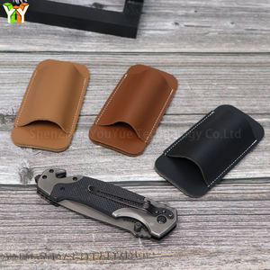 EDC Herenriem Opvouwbaar Mes Draaghoes Kunstleer Riemlus Meskoker Horizontale Opvouwbare Mes Holster - Product Image 2