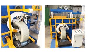 Precio de la Máquina Empacadora de Rollos de Cinta de Acero <span class=keywords><strong>para</strong></span> Envolver, Atar y Enrollar Tubos, Bobinas y Neumáticos - Product Image 5