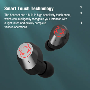 Audífonos Inalámbricos Impermeables <span class=keywords><strong>M23</strong></span> Mini Intrauditivos TWS con Pantalla LED, Auriculares Deportivos Táctiles - Product Image 5
