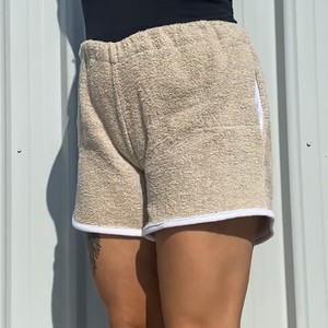 Shorts de bain <span class=keywords><strong>en</strong></span> tissu éponge 100 % coton, shorts de plage, shorts de sport pour la course et l'entraînement - Product Image 4