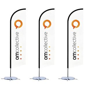 High Quality 100% Polyester Different Sizes Feather <b>Flags</b> Digital Printed Single or Double Sided for Advertising - Product Image 6