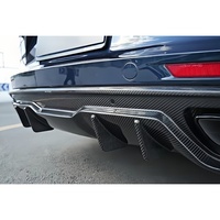 Modification de voiture Style PK Fibre de carbone sèche Becquet arrière Diffuseur arrière Convient pour Porsche Panamera GTS Turbo S 971