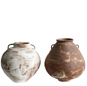 Ensemble de vases en céramique rétro moderne, style industriel nordique, pour la décoration de la maison et l'exposition de fleurs - Product Image 4