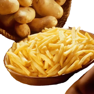 Prezzo di fabbrica croccante fuori soffice all'interno di tuberi sani e deliziosi senza prodotti rotti patatine fritte congelate - Product Image 2