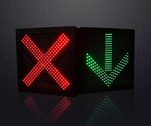 Semáforo Impermeable con Alimentación CA, Cruz Roja y Flecha Verde, para Estaciones <span class=keywords><strong>de</strong></span> <span class=keywords><strong>Peaje</strong></span> y Túneles - Product Image 4