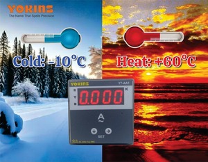 Ampèremètre numérique Yokins Y7-AA1 True RMS 30A AC, mesure directe du courant alternatif, compteur de panneau 72x72mm, garantie 1 an - Product Image 5