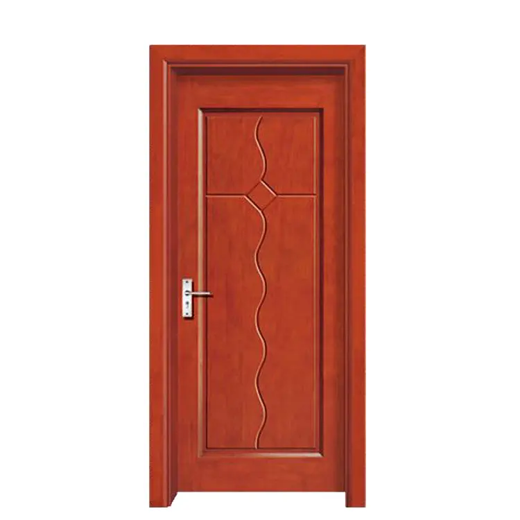 Simple Design Interior Hotel Prehung Wooden Interior Bedroom Door Single Wood Internal Doors For Interior Homes