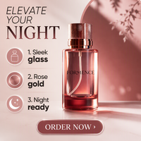 Flacon de parfum de haute qualité rose, flacon de parfum OEM 30 ml, flacon de parfum de luxe rechargeable 50 ml, flacon de parfum en verre