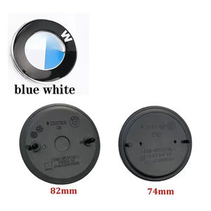 2 pièces 74 mm 82 mm Emblème de <span class=keywords><strong>voiture</strong></span> Logo Badge de coffre arrière pour <span class=keywords><strong>BMW</strong></span> E46 E39 E87 E90 E28 E53 E30 E60 E34 E36 E61 E62 E70 E91 E92 - Product Image 3