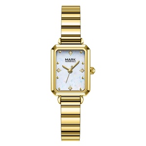 Reloj de Pulsera para Mujer Mark Fairwhale, Diseño Rectangular Simple, Lujoso y Moderno, de Acero Inoxidable, con Movimiento de Cuarzo, para Damas - Product Image 5