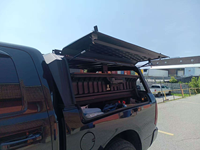 Couverture de benne pour pick-up 4x4, accessoires tout-terrain, auvents de camion en alliage d'aluminium pour Dodge Ram 1500/2500 avec Rambox 5,7 pi/6,4 pi