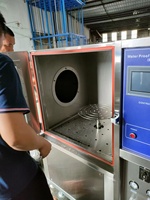 Cámara de prueba resistente al agua todo en uno IEC60529, probador climático de simulación ambiental de chorro de goteo de lluvia programable
