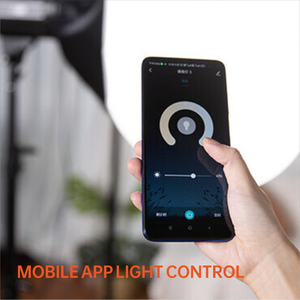 Luz de Video LED de 300W con Intensidad Regulable Continua, 6500K Luz Diurna, Lámpara de Fotografía para Teléfono, para Transmisiones en Vivo de <span class=keywords><strong>YouTube</strong></span>, Estudio Fotográfico, Aluminio - Product Image 4