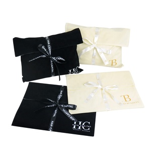 <span class=keywords><strong>Buste</strong></span> <span class=keywords><strong>Regalo</strong></span> in Velluto Personalizzate di Lusso con Fodera in Raso per Confezionamento di Extension per Capelli - Product Image 1