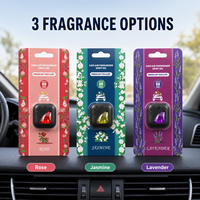 Vente en gros de diffuseurs d'air frais pour voiture de 4 ml, clips de parfum pour voiture à évaporation naturelle, parfum personnalisé OEM