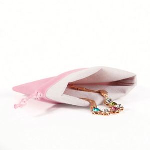 5x7, 7x9, 8x10, 10x12cm Black/Blue/Red/Wine Red Drawstring Velvet <b>Bags</b> & Pouches Jewelry <b>Bags</b> Gift <b>Packaging</b> <b>Bag</b> - Product Image 3