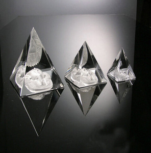<span class=keywords><strong>Pyramide</strong></span> en verre de cristal Cléopâtre d'<span class=keywords><strong>Égypte</strong></span> MH-F0565 - Product Image 2