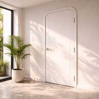 Portes intérieures cintrées modernes en bois massif Senger Customs pour maisons, portes de couloir en bois massif, portes de cuisine