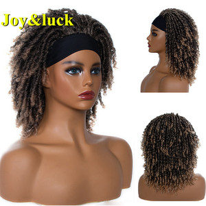 Perruque synthétique <span class=keywords><strong>Afro</strong></span> longue, <span class=keywords><strong>cheveux</strong></span> crépus et bouclés, vente en gros, <span class=keywords><strong>pour</strong></span> femmes noires, écharpe, bandeau, <span class=keywords><strong>Afro</strong></span> - Product Image 4