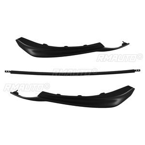 Juego de 3 Piezas para Toyota Camry SE XSE 2021-2022, Moldura de Parachoques Delantero, Cubierta de Rejilla Inferior, Acabado Cromado Plateado, Negro Brillante - Product Image 3