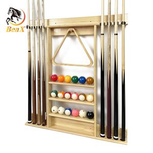 Support de <span class=keywords><strong>queue</strong></span> de <span class=keywords><strong>billard</strong></span> en bois massif <span class=keywords><strong>mural</strong></span> à 8 trous BenX pour boules de <span class=keywords><strong>billard</strong></span> et de <span class=keywords><strong>billard</strong></span> - Product Image 4