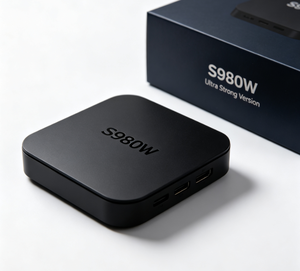 Décodeur <span class=keywords><strong>TV</strong></span> HD S980W8k <span class=keywords><strong>IPTV</strong></span> Mini WIFI <span class=keywords><strong>Smart</strong></span> Android OTT Streaming Adapté à l'Europe occidentale - Allemagne, Pays-Bas - Product Image 3