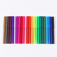 FOSKA-Ensemble de stylos aquarelle pour enfants et adultes, 12 et 24 couleurs vives