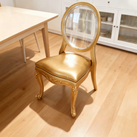 Chaises de salle à manger Royal Louis en résine durable pour location de mariage – Chaise d'hôtel moderne, écologique, luxueuse et confortable