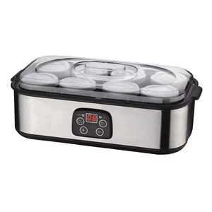 1.6L Điện Sữa Chua Nhà Sản Xuất Có Thể Điều Chỉnh Thời Gian Nhiệt Độ Điều Khiển 8 Lọ Thủy Tinh Thép Không Gỉ Nhà Ở Hộ Gia Đình Probiotic Sữa Chua Nhà Sản Xuất - Product Image 4