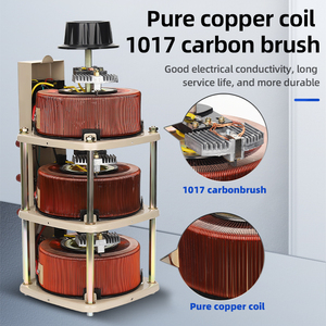 5KW Single-phase autocoupler hiển thị kỹ thuật số 0-250V có thể điều chỉnh liên hệ với điều chỉnh điện áp 5000W AC điện biến áp ổn định - Product Image 3